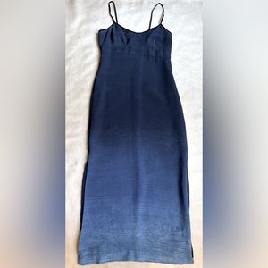 Esprit De Corp Vintage Blue Ombré Maxi Dress Size 7/8